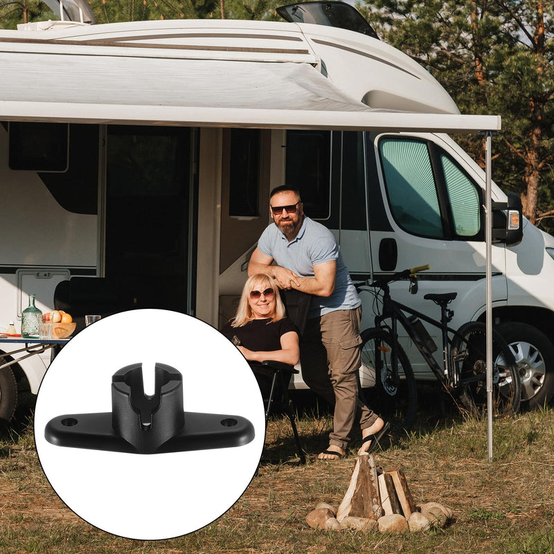 BBTO 4 Pcs Awnings Ball End Bases Compatible with Trimline Plastic Pop up Camper Awning Ball End Bases Compatible with Dometic Trim Line Camper Rafte Replacement Parts