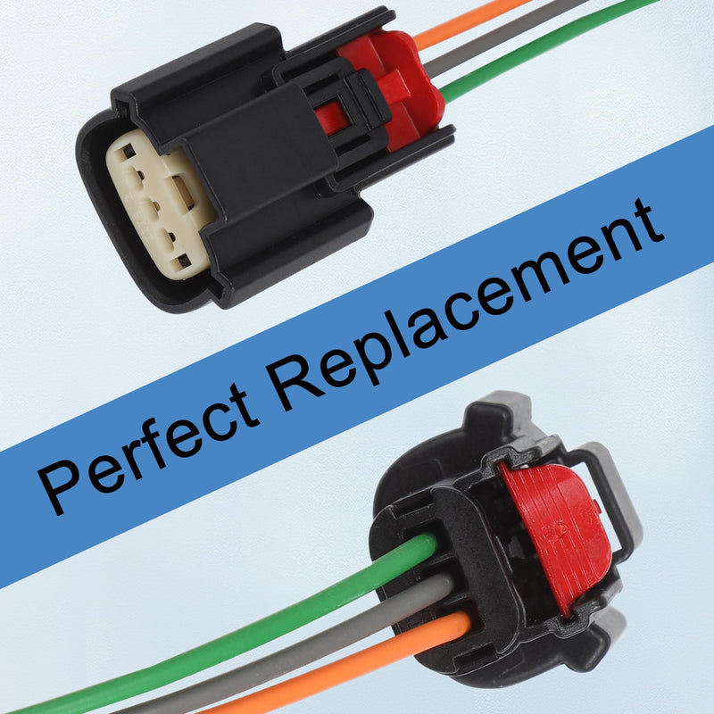 Ignition Coil Connector Plug Wire Harness for Ford Edge Explorer for F150 F-250 Super Duty F-350 Fusion for Mustang Police Interceptor Taurus Transit-150 250 350, for Lincoln MKC MKS MKT MKX MKZ 4pcs