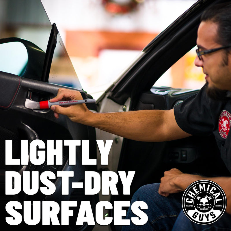 Chemical Guys ACC600 All In The Details Interior Detailing Brush Set (Great for Cars, Trucks, SUVs, RVs, & More) Interior Brushes