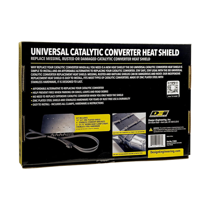 Design Engineering 011003 Universal Catalytic Converter Heat Shield