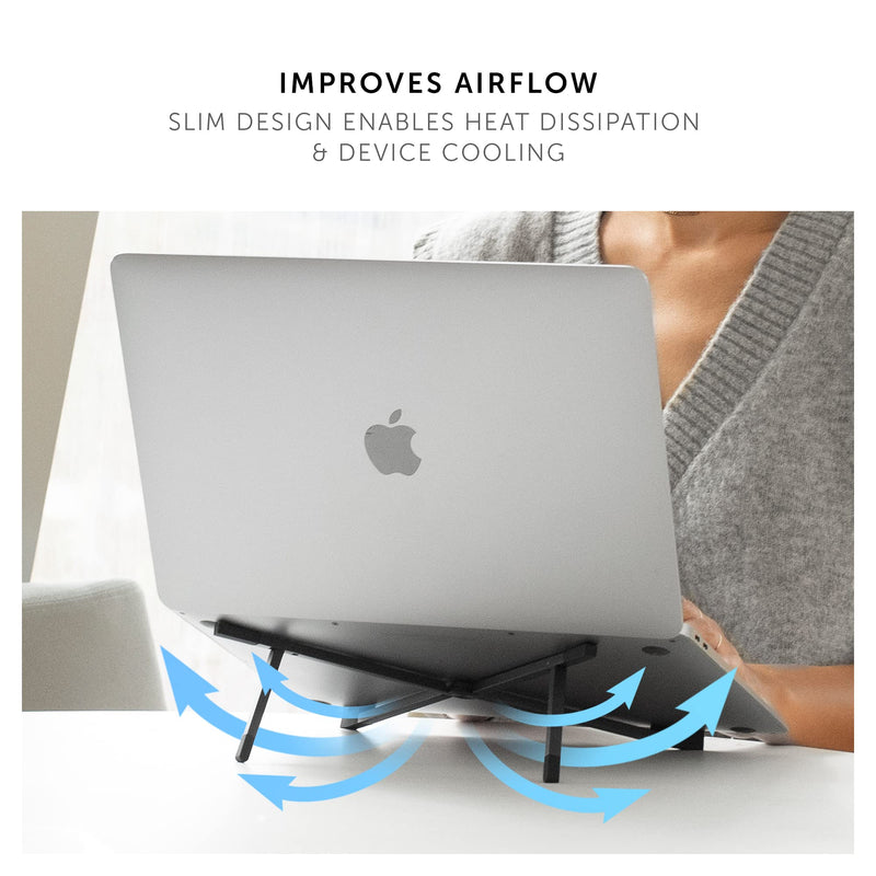 Native Union Fold Laptop Stand – Ultra-Slim Foldable & Portable Laptop Stand – Ergonomic & Optimized Viewing Angle – for 13 to 16 Inch MacBooks & Laptops, 10 to 16 Inch iPads & Tablets (Sandstone) SandStone