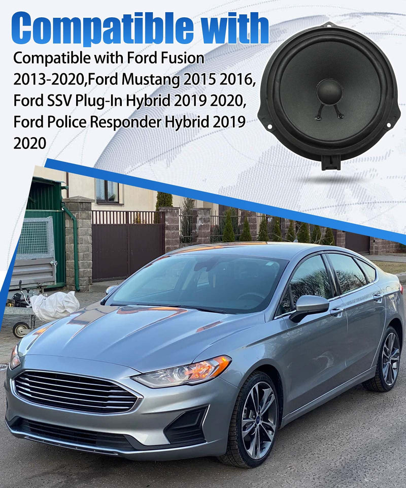 DS7Z-18808-D DS7Z-18808-F Round Audio Speaker Assembly | Fits for Ford Fusion 2013-2020, Left Driver or Right Passenger Side