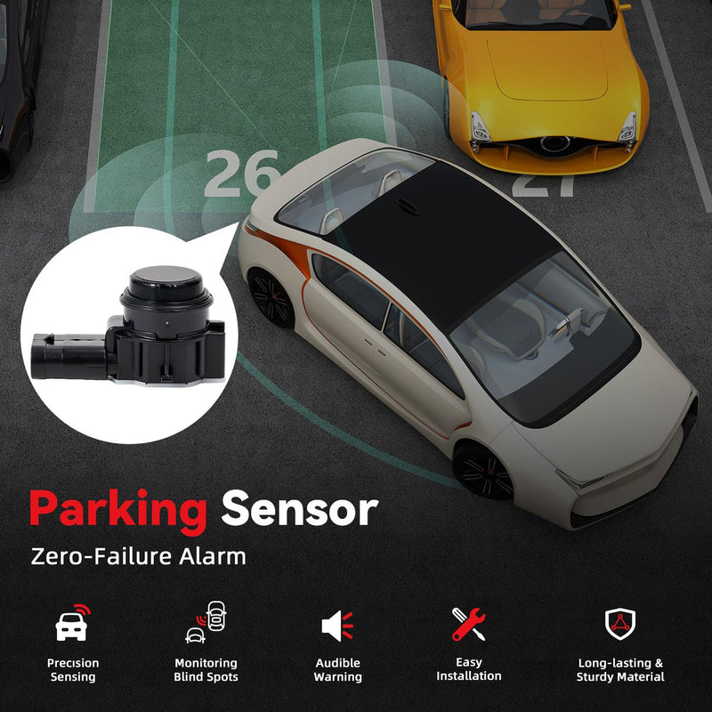 4pcs Bumper Parking Sensors Backup Reverse Radar - Compatible with F32 F33 F36 F22 F23 F30 F31 F34 2-Series M2 Coupe Convertible 3-Series GT M3 4-Series M4 1-Series M1 Hatchback - 66209261591