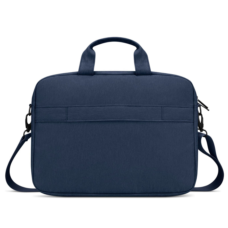 Lenovo 16" Laptop Bag T210 (ECO), Water-Resistant Laptop Sleeve Case with EVA Protective Padding, Dual Compartments, Travel Strap, Eco-Friendly Recycled Material, Fits Up to 16-Inch Laptops, Navy Navy Blue