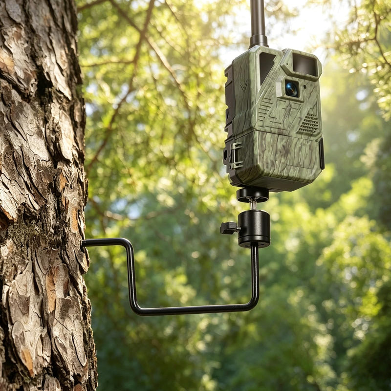 VSKY 360° Swivel Tree Mount Bracket for Trail Game Cameras | 360°, Universal 1/4"-20 Thread