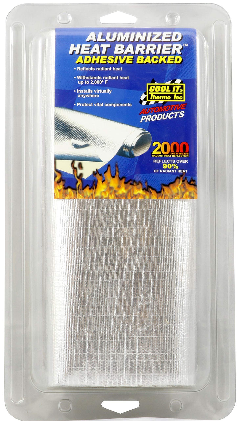 Thermo-Tec 13575 Adhesive Backed Aluminized Heat Barrier, 12" x 24" 1