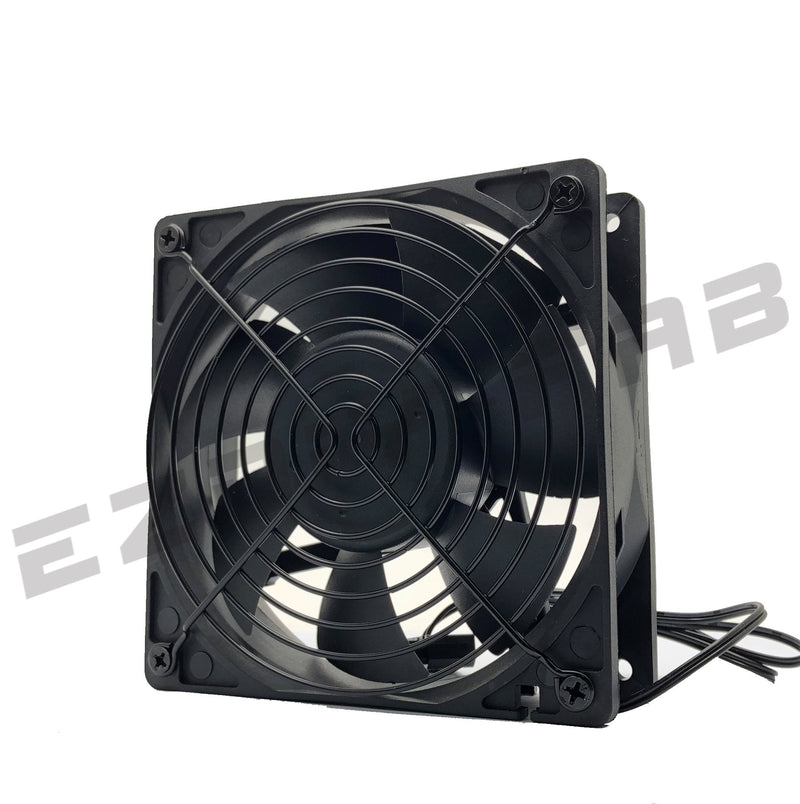 EZDIY-FAB 12cm 120mm 200CFM 4000RPM CPU Cooling Fan 12V DC 4-Pin Molex PC Computer High CFM Cooling Case Fan with Metal Finger Guard Grill