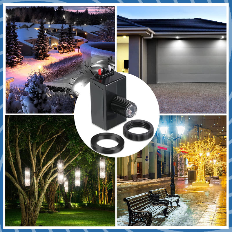 Macarrie 20 Pieces Photocell Light Sensor for Outdoor Lighting 100-277v Dusk to Dawn Sensor Photoelectric Switch Photocell Light Sensors for Most Outdoor Lighting Fixtures Bulbs