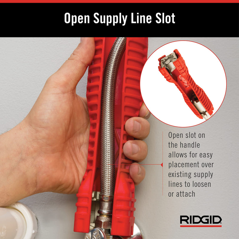RIDGID 57003 EZ Change Plumbing Wrench Faucet Installation and Removal Tool Pack of 1