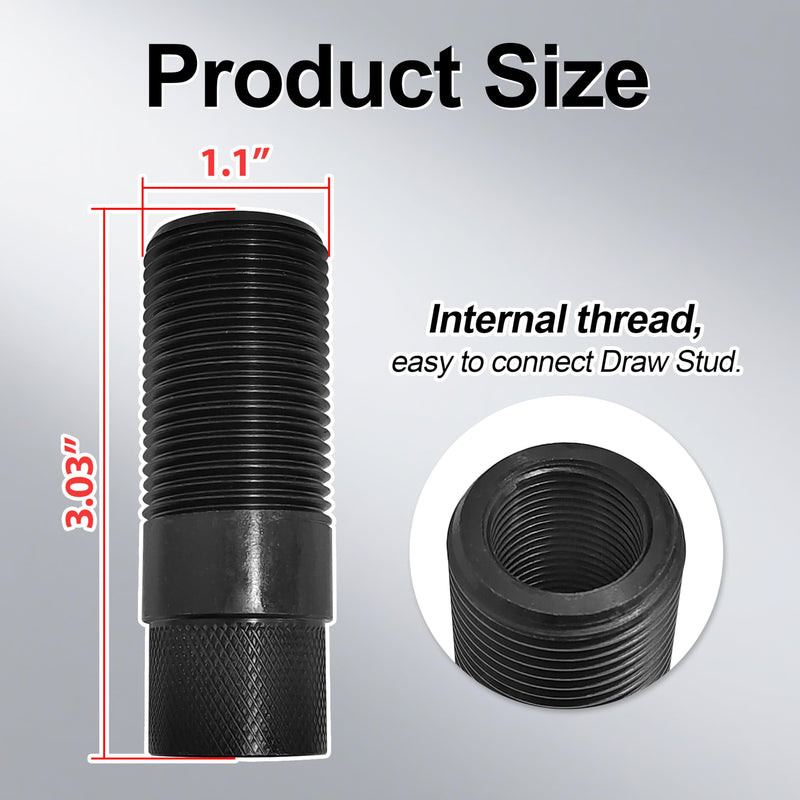 Hydraulic Punch Sleeve 1557AA Replacement for Greenlee 1557AA,Compatible with Slug-Buster,Slug-Splitter Punches and Punching Machine Replacement Draw Studs. Update