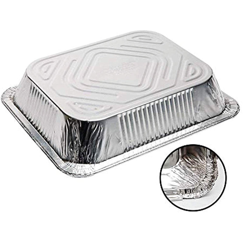 Aluminum Foil Pans 9x13 (30 Pack) - Disposable Aluminum Baking Pans With High Heat Conductivity For Grilling, Cooking, Storing, Prepping 9x13 Without Lids