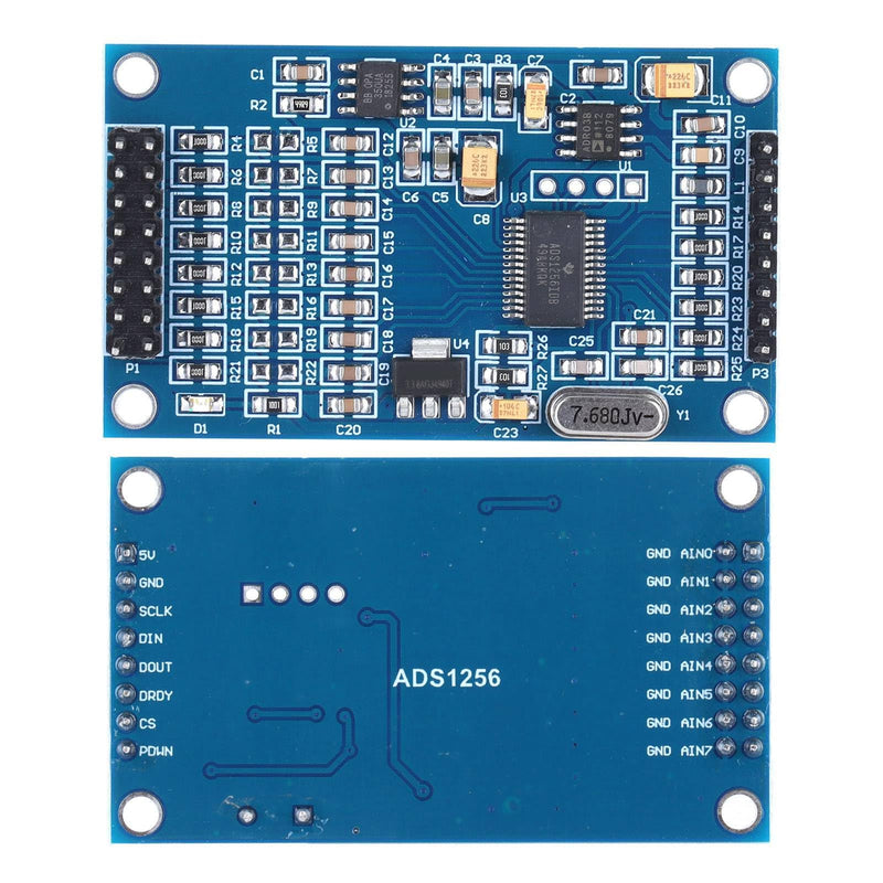 ADS1256 32 Bit 8 Channel Analog to Digital ADC Converter, High Precision ADC Converter, SPI Interface, Part Number: Wisoqua2shz1idgr