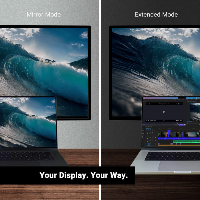 CalDigit DisplayPort 2.0 Male to HDMI 2.1 Female Active Adapter 8K 60Hz, 4K UHD 120Hz High Refresh, 10 bit Color, HDR and Eyefinity Support *HDMI Cable Required (DP 2.0 to HDMI 2.1) DP 2.0 to HDMI 2.1 (8K)