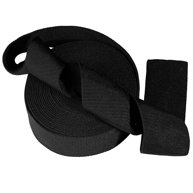 25FT Nylon Protective Sleeve Sheath Cable Cover Welding Tig Torch Hydraulic Hose Cover, Nylon Abrasion Resistant Flame Retardant Cable Cover for Chain, Rod Welding Cable, 1.5" ID, Black 1.5 Inch - 25 Feet