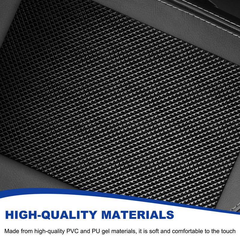 Car Dashboard Anti-Slip Mat, 10.8"×5.9" Large Auto Dash Sticky Pad Washable Gripping Mat, Heat Resistant Anti Skid Pad Universal Interior Accessories for Most Vehicles (Grid) Grid