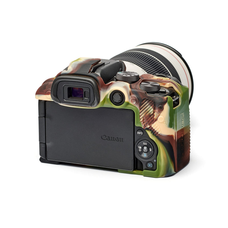 easyCover camera case Silicone Protective Cover for Canon R10 Camouflage
