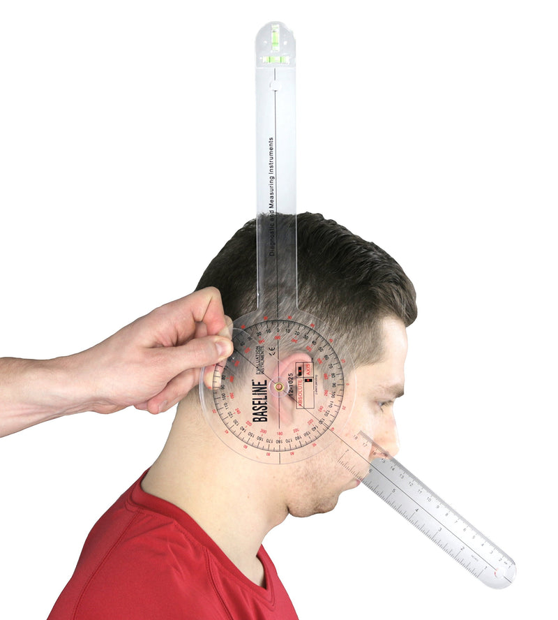 Baseline 12-1025 Absolute Axis 360 Degree Plastic Goniometer, 12" Length