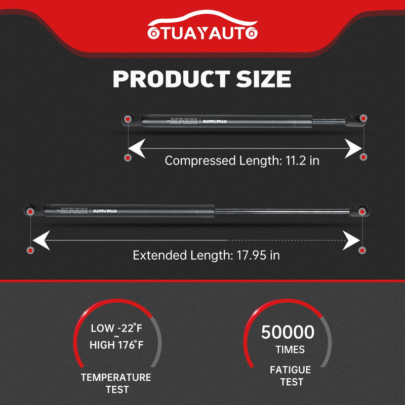 OTUAYAUTO Front Hood Struts - Replacement for 2003-2009 Lexus GX470, Toyota 4Runner Hood Lift Support Shock, OEM # SG329055, 5344039245 (Pack of 2) Replacement for Toyota 4Runner 2003-2009