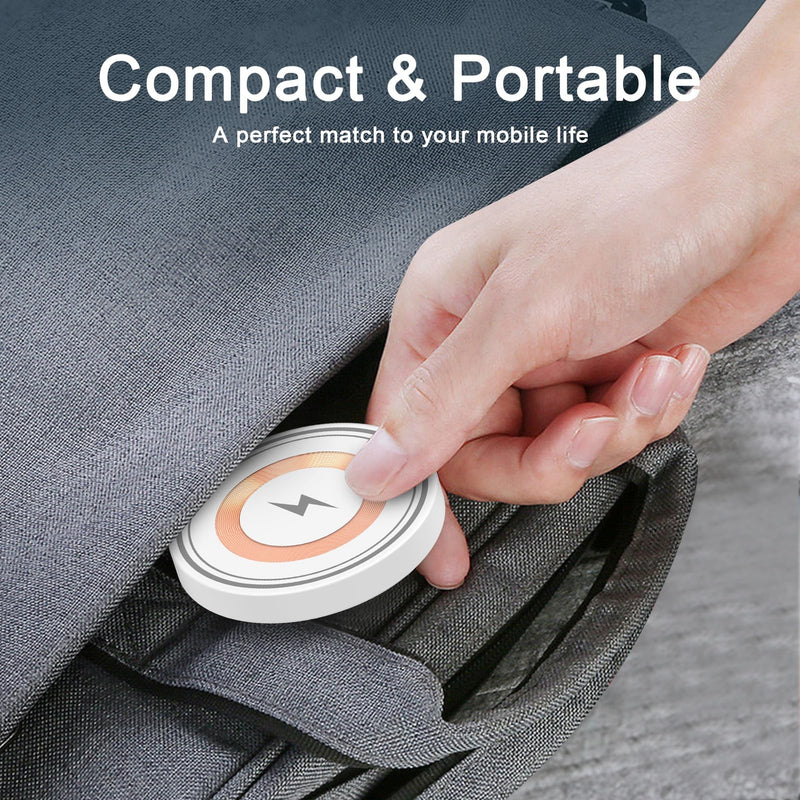 Wireless Charger for Samsung Magnetic Wireless Charging Station Magnet Fast Charging Pad for Samsung Galaxy S26/S25 Ultra/Z Fold 8 Ultra 7 6 Google Pixel 10 Pro XL 9 8a, USB A/C Port + PD Adapter White