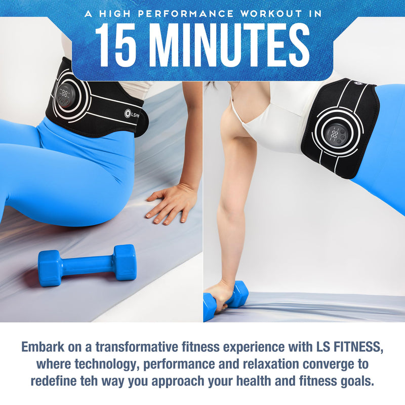 Ab Stimulator EMS Belt – Core Muscle Activation & Training Support, Adjustable Wireless Ab Trainer for Home Workouts