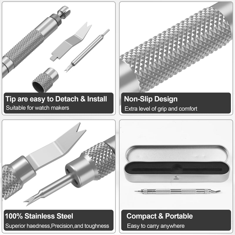 Freejoy Watch Spring Bar Tool, Watch Band Pins Replacement Tool - to Adjust, Remove and Replace Watch Straps