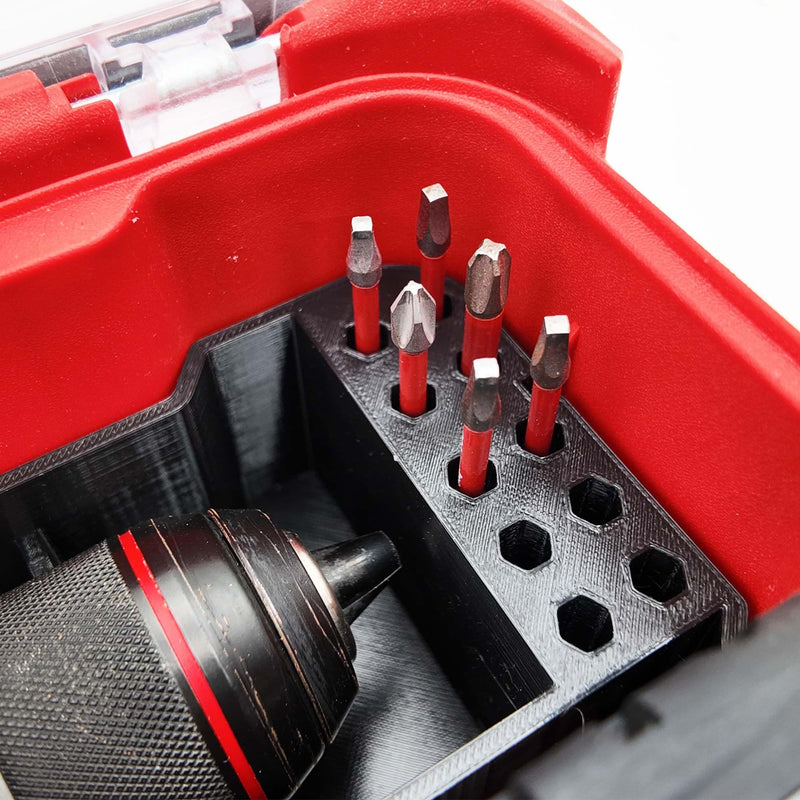 Liner for M12 Fuel Drill Driver Impact and Milwaukee Packout Compact Tool Box organizer