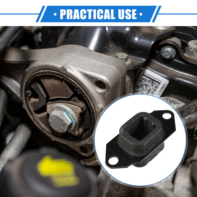 Transmission Mount Compatible for Nissan Versa 2012-2019, Anti Deform Rubber Black No.112201HA0B Mount Bracket