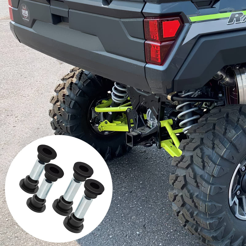 Rear Shock Bushing 8 Pcs & Sleeve 4 Pcs for Polaris Ranger 400 425 500 570 700 800 900 1000 Diesel ETX EV TM