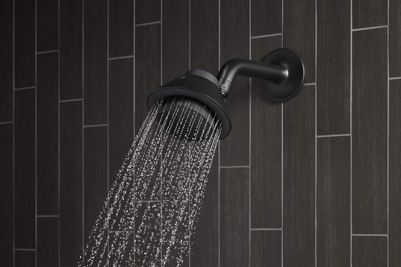 Kohler Moxie Shower head and Waterproof Bluetooth Wireless Speaker, 1.75 GPM - Matte Black