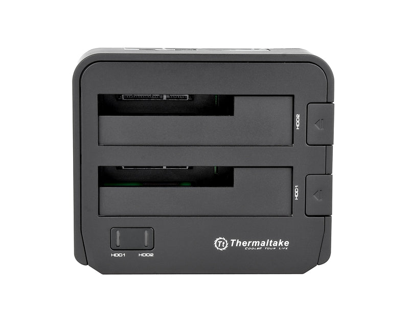 Thermaltake BlacX Duet 2.5"/3.5" SATA I/II/III USB 3.0 External Hard Drive Enclosure Docking Station ST0014U-C Dual Bay