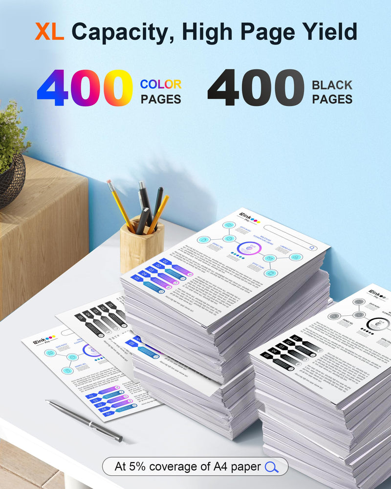 E-Z Ink Pro Compatible for Brother LC3013 Ink Cartridges LC3011 LC3013XL | LC3013 Ink Cartridges bk/c/m/y LC3011 LC 3013 for Brother MFC-J491DW MFC-J497DW MFC-J895DW MFC-J690DW (2B/1C/1M/1Y-5 Pack) LC3013XL_05P-2B1C1M1Y LC3013XL-5P