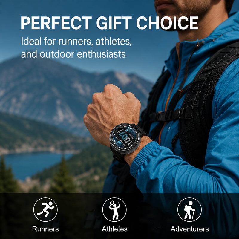 Metal Case for Amazfit Active Max 1.5" Smart Watch with Back Cover, 2 in 1 | Military-Grade | Rugged | Shockproof Hard PC Bumper Protective Cover Fashion Sports Design for Active Max (Black) Black