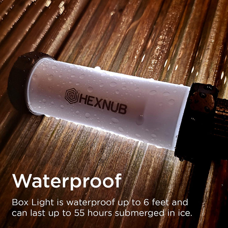 HEXNUB Cooler Box Light, Waterproof, Rechargeable LED Light Compatible with YETI, RTIC, ORCA, Ninja, Igloo, Coleman Ice Chest, Magnetic Base, Great for Outdoor Events, Camping Fishing Hunting Boating 1