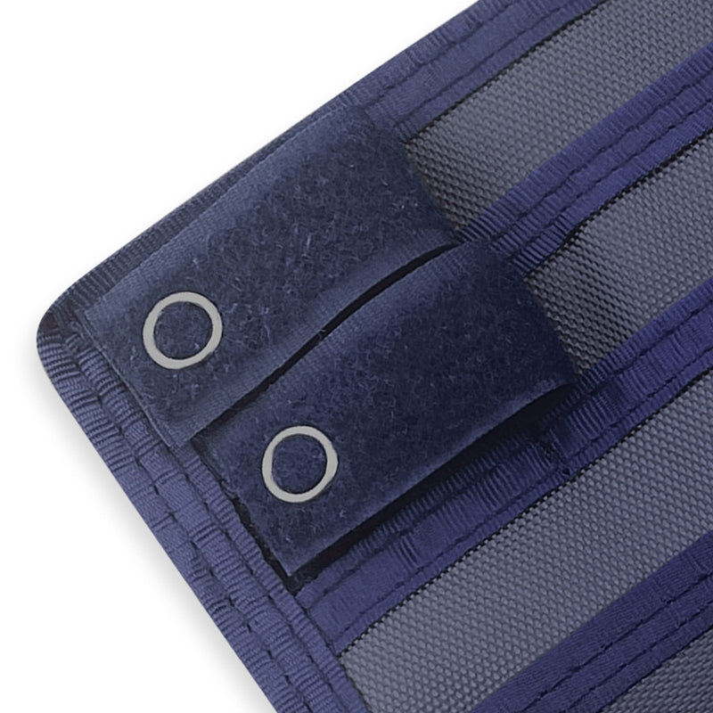 ASA TECHMED Nurse Pocket Organizer, Nylon 5 Pocket Nurse Scrub Organizer, 6 Inch x 5 inch, Navy Blue