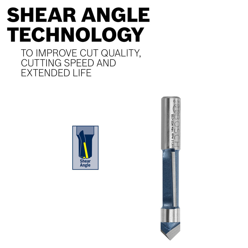 Bosch 84437M 3/4 In. x 1 In. Carbide Tipped Cove Bit