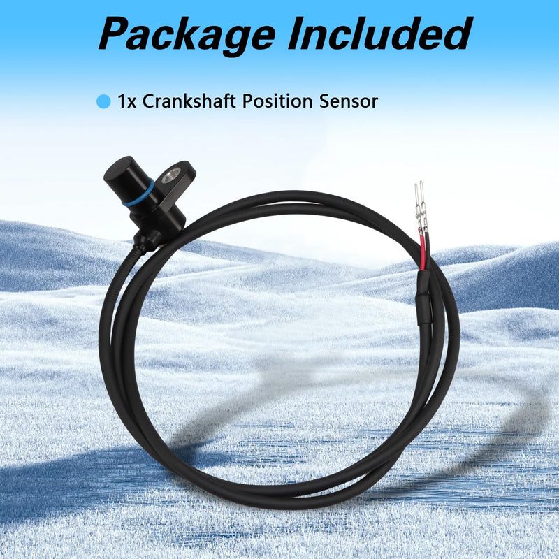 Crankshaft Position Sensor Compatible with Touring Dyna Electra FLHT FLHR FXD Wide Glide Road King 2000 2001 2003 Replace#:32798-00B