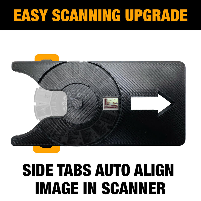 COLEBRI Disc Film Adapter for Slide N Scan Scanners – Digitize Vintage Disk Film with Ease v3 SLIDE N SCAN / Mini