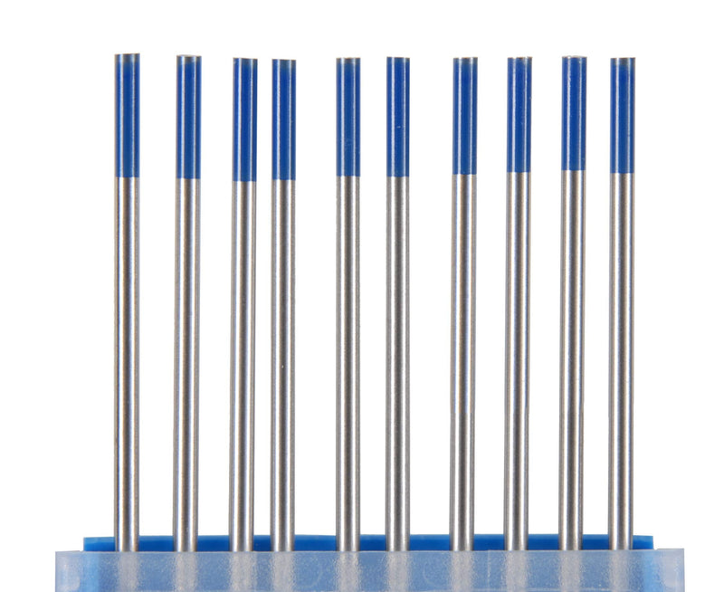 2% Lanthanated TIG Welding Tungsten Electrodes 3/32” x 7” 10-Pack 3/32" x 7" or 2.4mm x 175mm