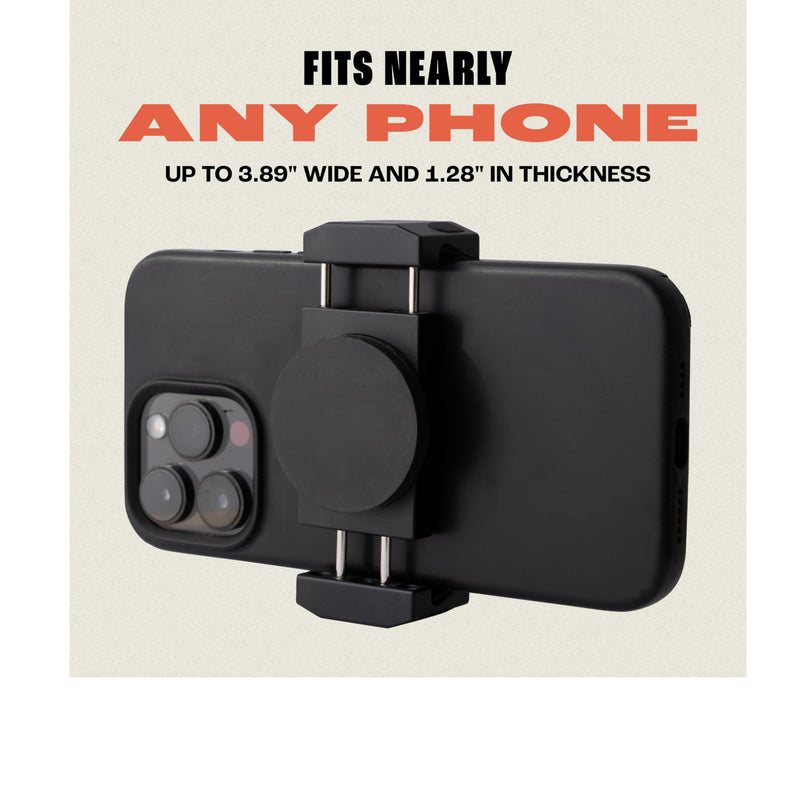 FREAKMOUNT 2.0 Magnetic Motorcycle Phone Mount - Compatible with Harley Davidson - Premium Billet Aluminum Holder for Gas Tank, High-Speed Magnet Accessories - Fits Most Phones, Black
