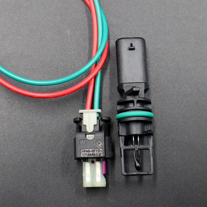 Air Charge Temperature Sensor & Connector Compatible with Chrysler Dodge Jeep Ram 2011-2024 5149182AA, 5149182AB, 7B0906501 Pigtail Harness