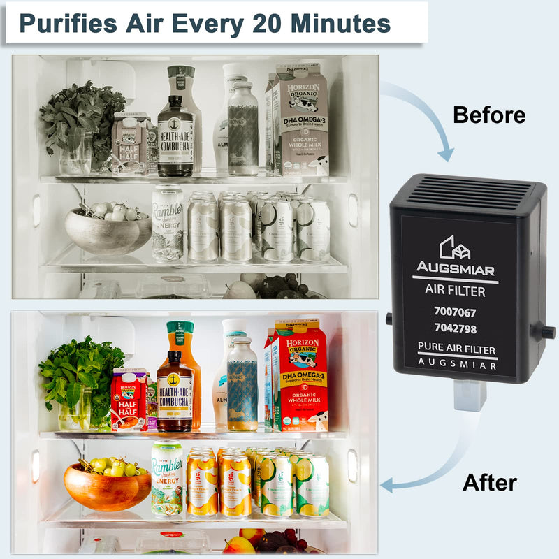 7042798, 7007067 Air Purification Cartridge Replacement Compatible with Sub-Zero Refrigerator Replace for 7042798, 7007067 Air Filter 1