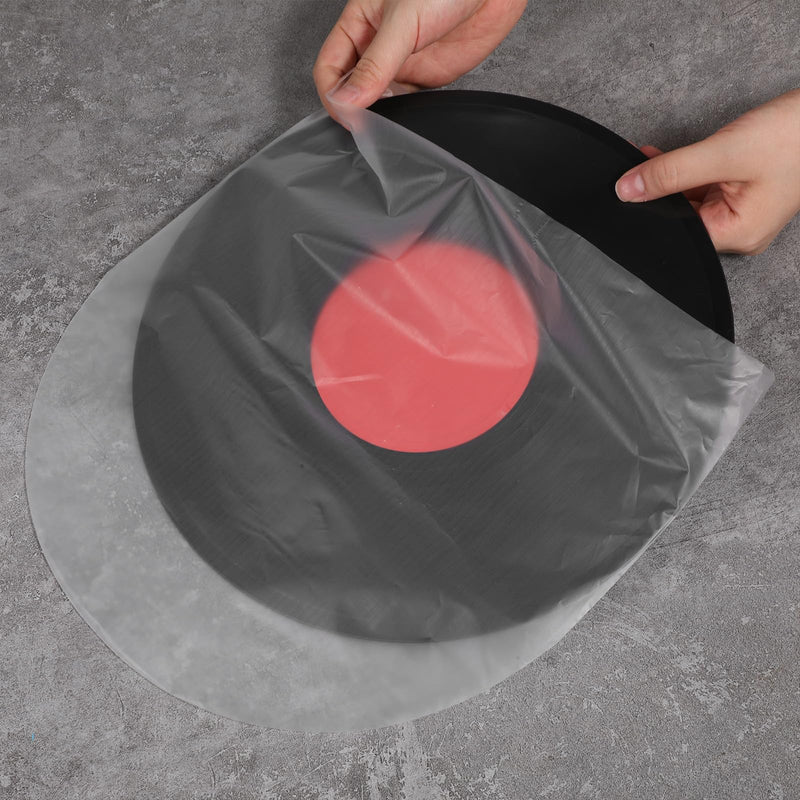 20PCS Inner Sleeves for Vinyl Records Anti Static 12" | Record Inner Sleeves Round Bottom Plastic Vinyl Sleeves Albums Covers for 33 RPM Records Collections