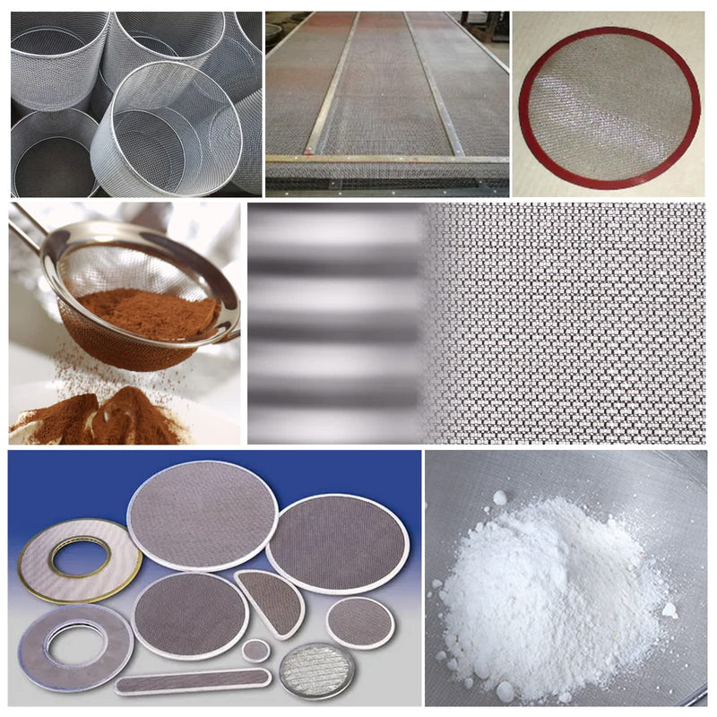 LABALPHA Heavy Duty 304 Stainless Steel Screen, 120 Mesh Stainless Steel Screen 19.6 inch X 8 ft(50cm X 244cm), Wire Diameter 0.09mm, Hard and Heat Resisting