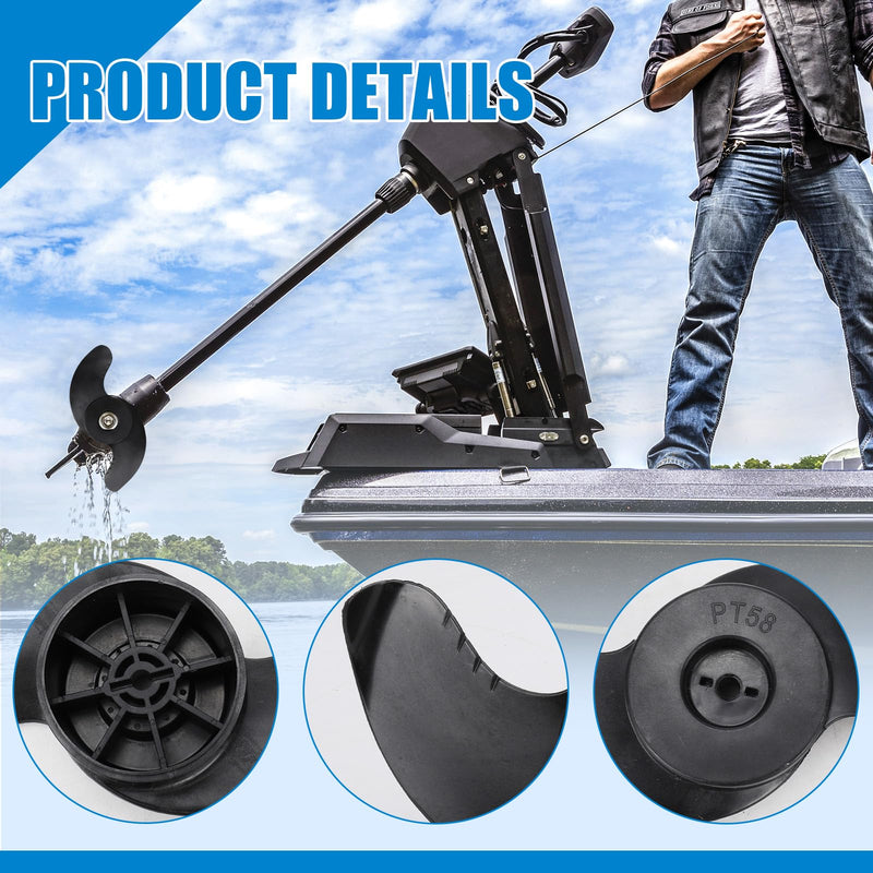 MKP-32 Trolling Motor Propeller Compatible with Minn Kota Trolling Motor Weedless Wedge 2 Prop, Weedless Wedge Prop Fits 3-5/8" Motor Diameters Trolling Motors, OE Replace# 2091160 1865017