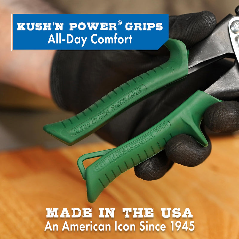 MIDWEST Blackout Series Aviation Snip - Left and Right Cut Offset Tinner Shears, Made in the USA - MWT-6510CO-NP Left/Right Combo