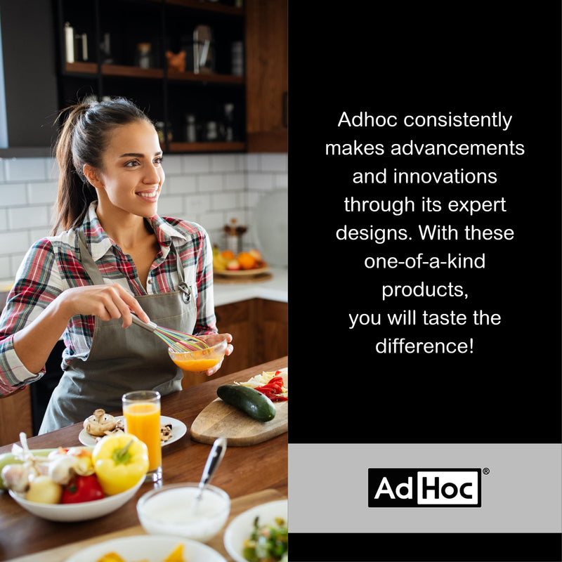 AdHoc Voyage Spice Mill - Stainless Steel Spice & Herbs Gadget - Easy Clean Herb & Spice Mill - Unique & Refillable Mill for Seasoning - Aroma-Tight Gadget for Spices