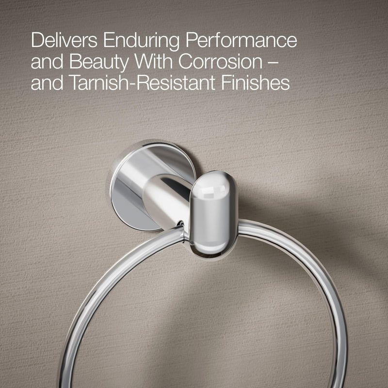 KOHLER KUMIN™ TOWEL RING Polished Chrome
