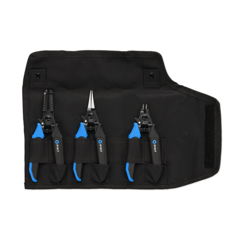 iFixit Mandible 3-Piece Plier Set for Electronics and Household DIY Repair