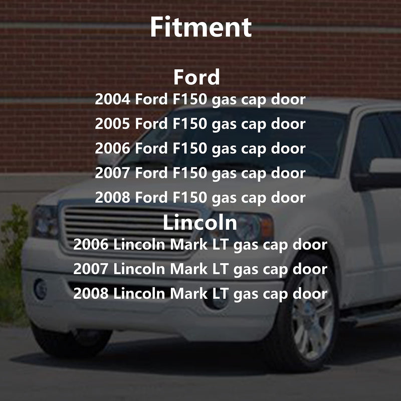 Replace 4L3Z-99405A26-EAA Red Gas Tank Cap - Ford F-150 (2004-2008) & Lincoln Mark LT (2006-2008) Side Fuel Door