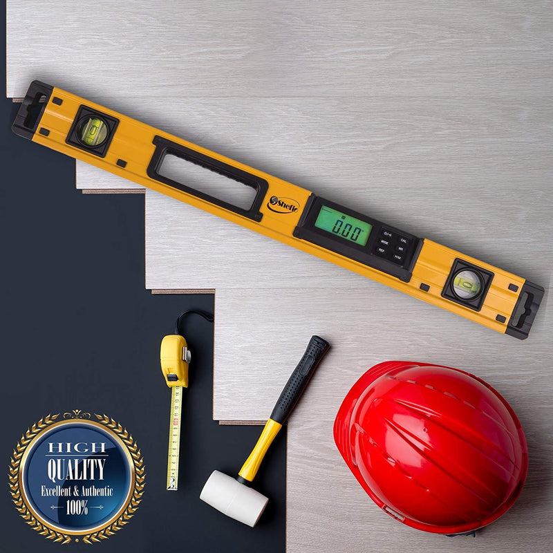 Smart Level 24 Inch Digital Level: Blending Accuracy And Practicality - Electronic Level Tool, Master Precision, With Batteries & Case